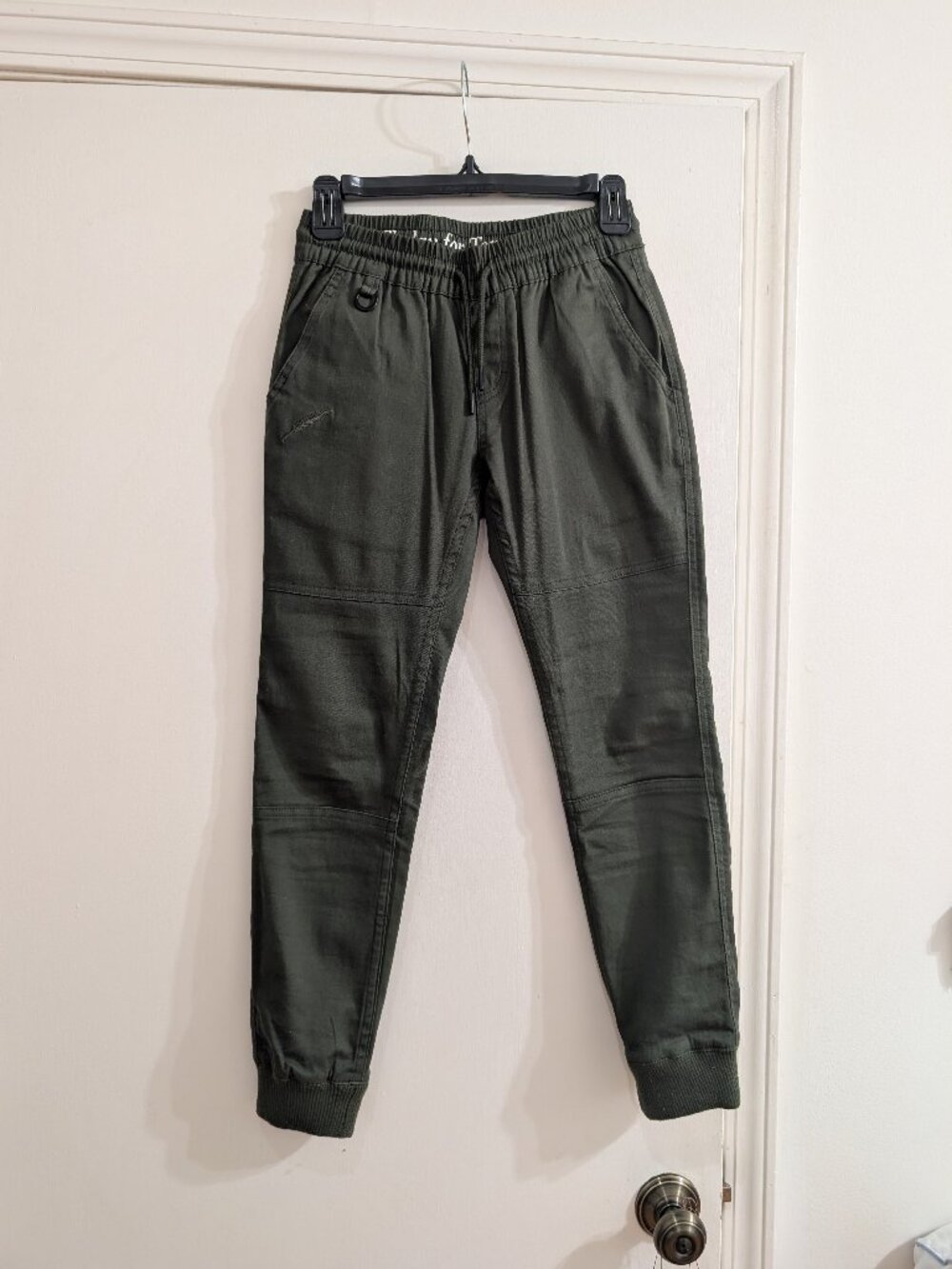 "Publish Today for Tomorrow" Moss Green Stylish Joggers - Fits men and women